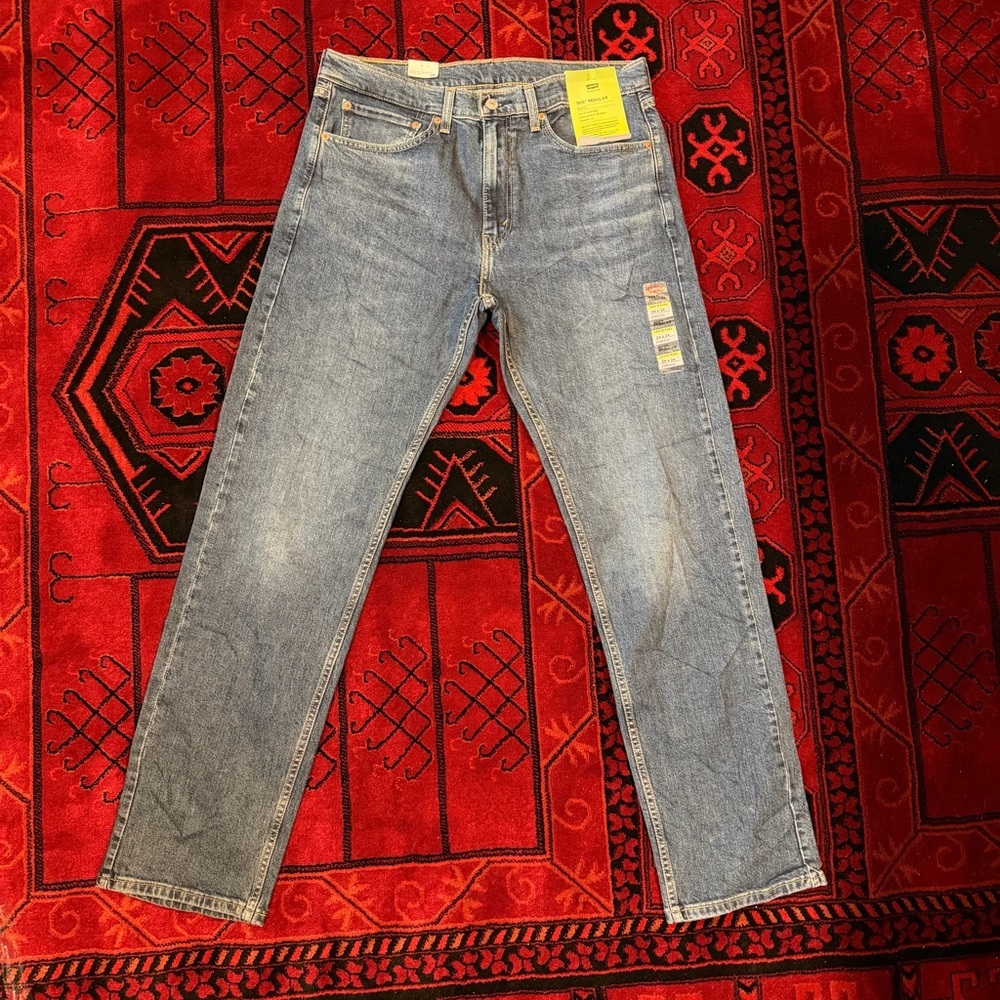 NWT Levi's Men's 505 Regular Fit Stretch jeans 34x34